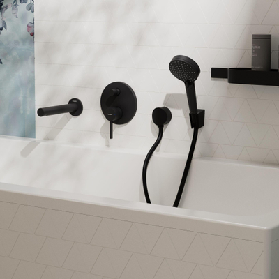 Hansgrohe Zesis S baduitloop mat zwart
