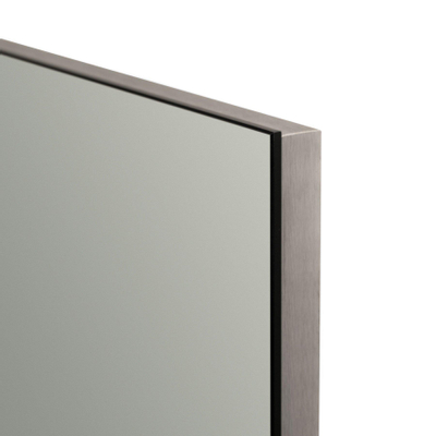Saniclass Alu spiegel 60x70cm zonder verlichting rechthoek aluminium SHOWROOMMODEL