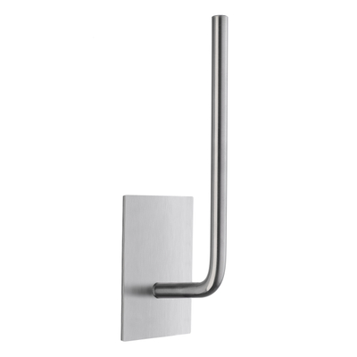 Smedbo Beslagsboden Reserverolhouder - 4.5x15x5.7cm - zelfklevend - RVS Geborsteld Edelstaal SHOWROOMMODEL