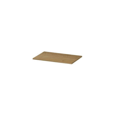 INK Topdeck Wastafelblad - 70x45x2cm - tbv onderkast - MDF - Fineer Natur