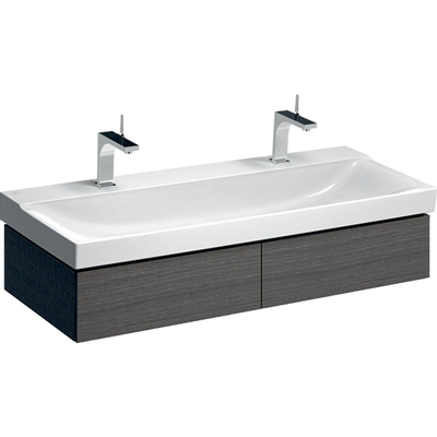 Geberit Xeno2 wastafelonderkast - 2 lades - 117.4x46.2cm - scultura grijs
