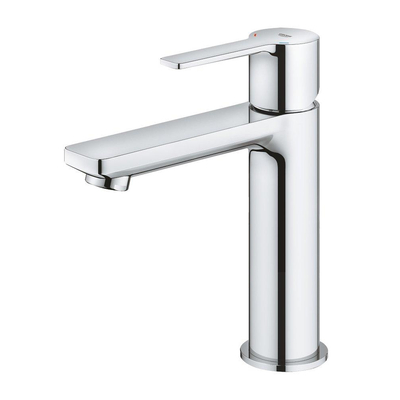 GROHE Lineare New wastafelkraan - s-size - opbouw - 1-gats - eengreeps - met klikwaste - chroom