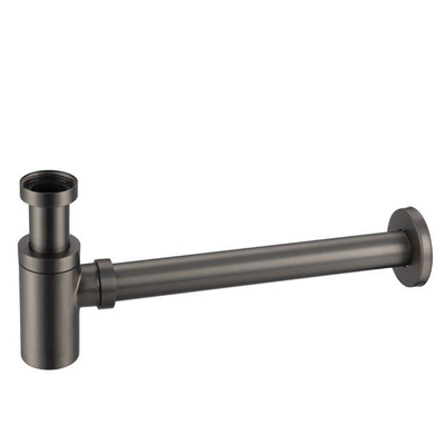 FugaFlow Eccelente Pietra fonteinset - 38x24x8cm - 1 kraangat - marmer - fonteinkraan gunmetal - wit