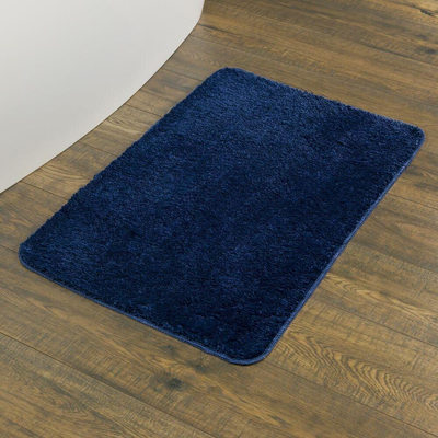 Sealskin Angora Badmat Polyester 60x90 cm Blauw