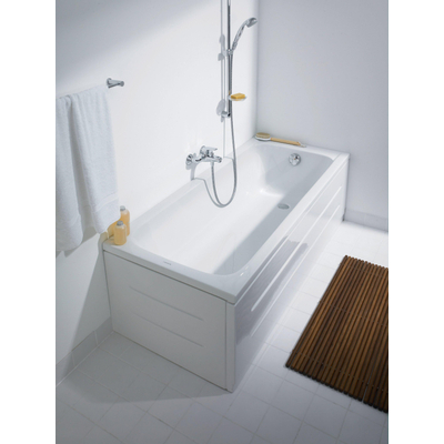 Duravit D Code baignoire acrylique rectangulaire vidage central 170x70x40cm blanc