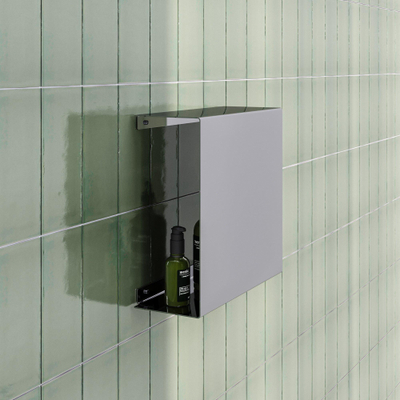 Brauer opbouwnis - 25x25cm - Chroom