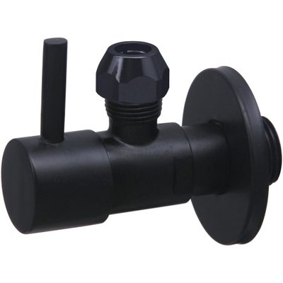 FugaFlow Eccelente Sobrado Robinet d'équerre Noir mat