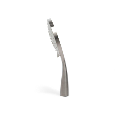 Hotbath Mate Handdouche - met 3 standen - 23cm - diameter 13cm kunststof - kunststof waterbesparend - geborsteld nikkel (RVS)