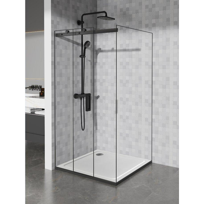 Adema Dawn douchebak - 90x90x4cm - vierkant SMC - glans wit