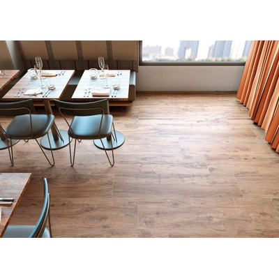 ÉCHANTILLON Cifre Cerámica Carrelage de sol et mural Nebraska Elm Rectifié Aspect bois Mat Marron