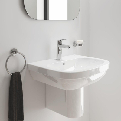 GROHE Eurosmart wastafelkraan - m-size - opbouw - voorsprong 19.6cm - zonder waste - chroom