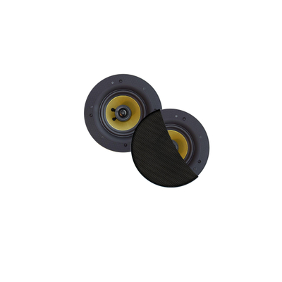 Aquasound Rumba speakerset 45 watt 120mmx55mm randloos mat zw.