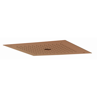 Crosswater MPRO Hoofddouche - 38x38cm - 2 straalsoorten - geborsteld messing (goud)