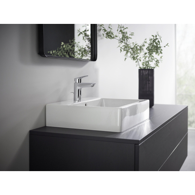 Hansgrohe Logis lowflow wastafelkraan 100 met waste chroom