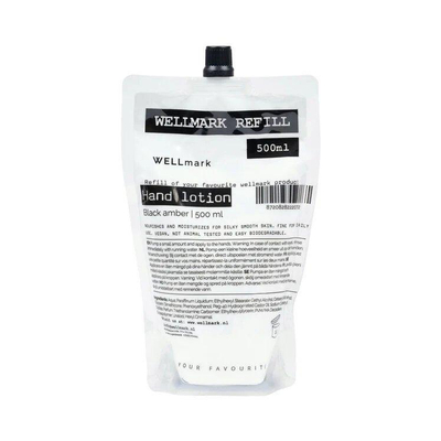 Wellmark remplissage lotion pour les mains - ambre foncé - 500ml