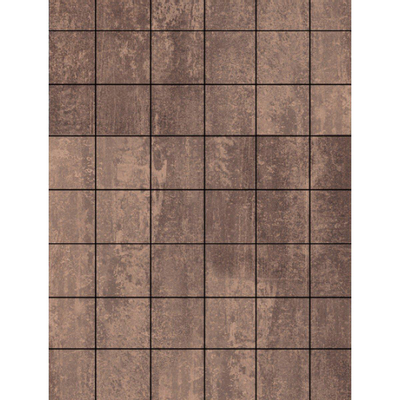 EnergieKer Dalle de terrasse Flatiron Rust 60x60x2cm Rectifiée Effet béton Mat Rouille