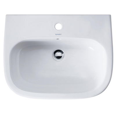 Duravit D-code lavabo 60x46cm 1 trou de robinet sans trop-plein blanc