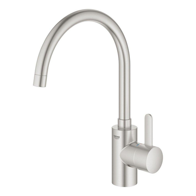GROHE Eurosmart Cosmopolitan Mitigeur évier - haut - supersteel brossé