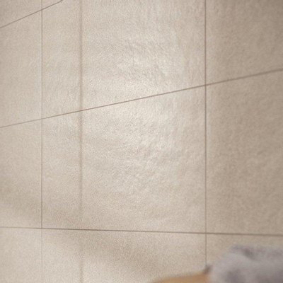 ÉCHANTILLON Rako Betonico Carrelage de sol et de mur 80x80cm 10mm rectifié R10 porcellanato Beige Clair
