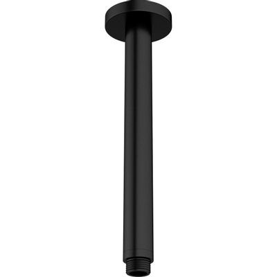 Crosswater MPRO ensemble de douche pluie encastré – douche de tête Ø 30 cm – bras de plafond – douchette ronde – noir mat