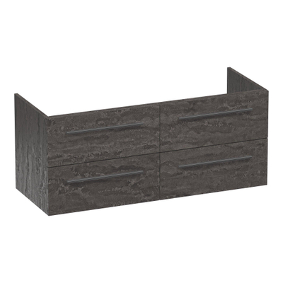 BRAUER Trust wastafelonderkast 120 excl. opbouwgrepen 4 softclose lades en 2 sifon uitsparingen - Damascus