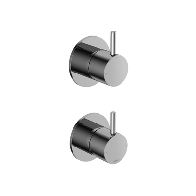 Hotbath Cobber Afbouwdeel - 2-weg omstel - hoogglans chroom