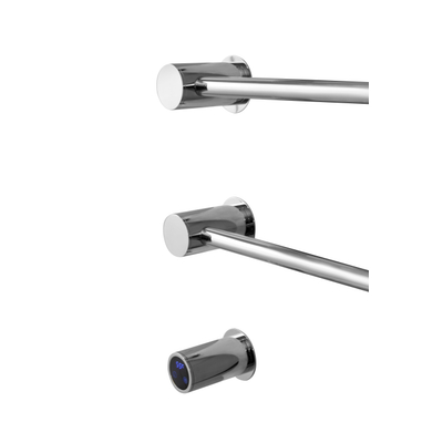 FugaFlow Eccelente Caloro Radiateur électrique pour serviettes - 52x54x13cm - 30 watts - chrome