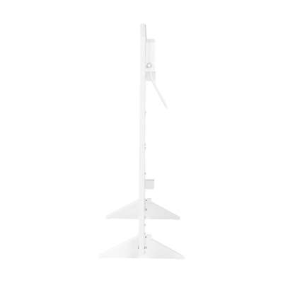 Eurom E-infrared Panneau infrarouge - 63.8x64cm - IP24 - 425watt - sol/mur - Vertical - métal blanc mat