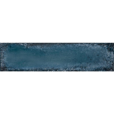 Viva Metal bric carreau de mur 6x24cm 9.5mm bleu brillant