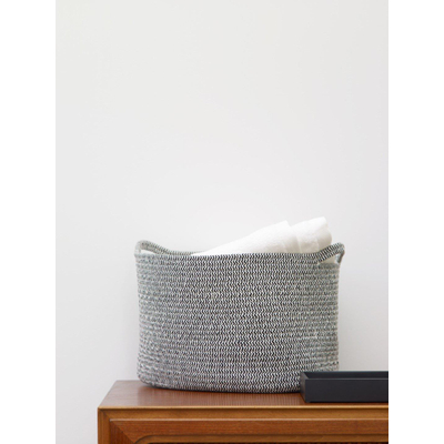 Aquanova Rena Panier de rangement Medium Noir