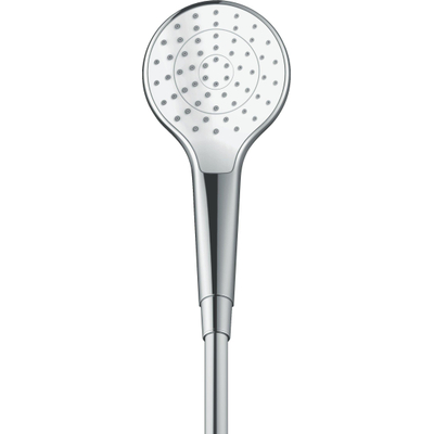 Hansgrohe Croma Select S handdouche 1jet 1/2 xØ11cm met rain regenstraal wit/chroom