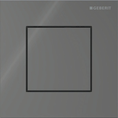 Geberit Type 40 urinioir bedieningsplaat - pneumatisch - vierkant - lava (grijs)