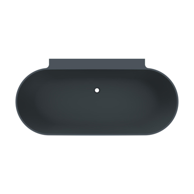 Arcqua Havana Baignoire demi-îlot - 170x80cm - mat anthracite