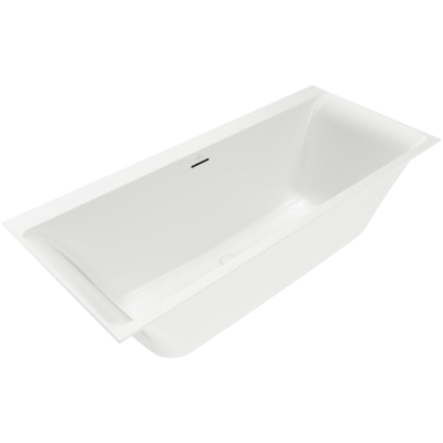 Villeroy & Boch Subway 3.0 bad - 170x75cm rechthoek ingebouwd vulsysteem - Stone White (mat wit)