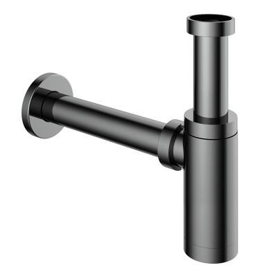 Hotbath Pal Siphon lavabo 32cm noir chrome