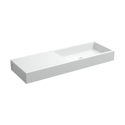 Clou Mini Wash Me lave-mains 56x19cm sans trou de robinet à gauche Céramique Blanc