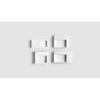 Clou Flush afvoerplug en sifon aansluiting wit mat