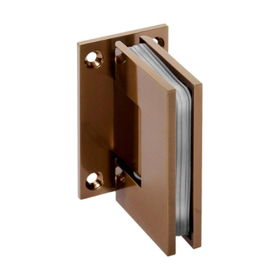BRAUER Créer porte de douche 90x200cm 2 pièces sans cadre avec anti-calcaire et verre de sécurité 8mm cuivre