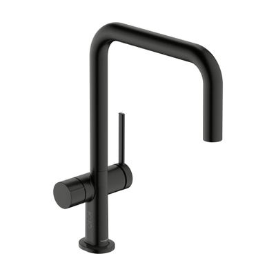 Hansgrohe Talis M54 ééngreeps keukenmengkraan U 220 stopkraan voor vaatwasser Brushed Black Chrome