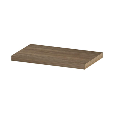 INK 35d étagère murale - 60x35x3.5cm - bord avant chanfreiné - pour niche - MFC Chêne pur