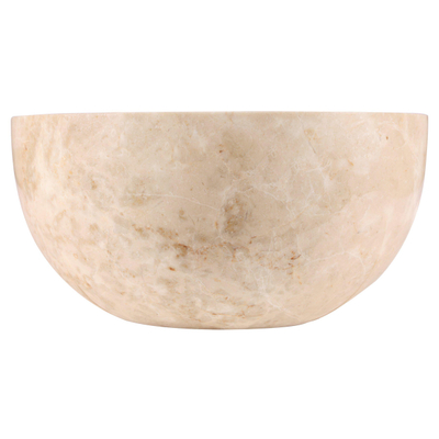 Differnz LODI Vasque à poser - 38cm - poli pierre naturelle - beige