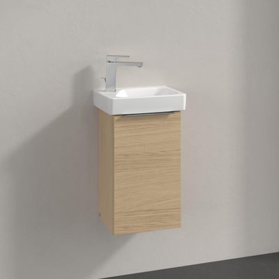 Villeroy & Boch Architectura Fonteinonderkast - 24.3x31cm - 1 draaideur - links - nordic oak
