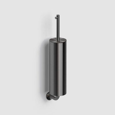 Clou Kaldur ensemble porte-balai de toilette gunmetal brossé PVD