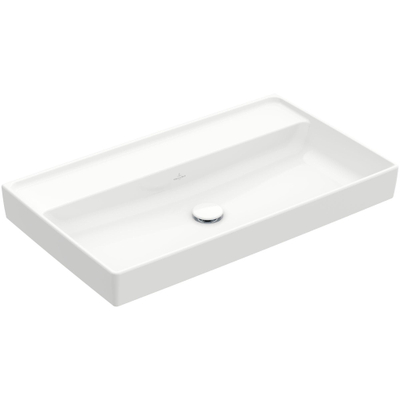 Villeroy & Boch Collaro meubelwastafel - 80x47cm - zonder overloop - zonder kraangat - White Alpine (glans wit)