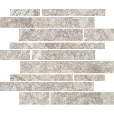 Vtwonen Composite mozaïektegel - 30x30cm - 9mm - vierkant - R10 - terrazzo - mat light grey (grijs)