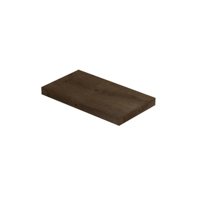INK Play 1 planchet - 40x22x3.2cm - blinde bevestiging - vierkant - MDF Fineer Chocolate