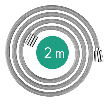 Hansgrohe Designflex flexible de douche textile 200cm chrome