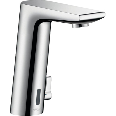 Hansgrohe Metris S Elektr wastafelmengkraan - met temp.greep en batterij - hoogglans chroom