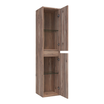 BRAUER Nexxt Badkamerkast - 160x35x35cm - 2 greep - loze links/rechtsdraaiende deuren - MFC - Almond