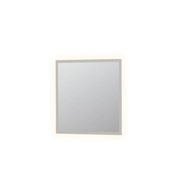 INK SP7 spiegel – vierkant 80x80 cm – indirecte LED rondom – instelbare lichtkleur, dimbaar – Zilver